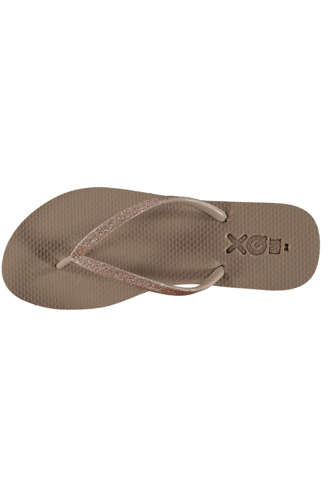 FLIPFLOPS GLITTER 000123992001 TAUPE